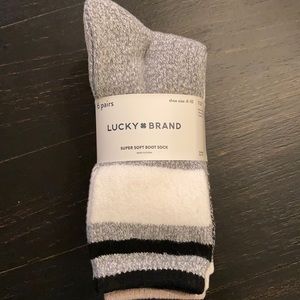 New Lucky Brand Super Soft Boot Socks (6 pairs)